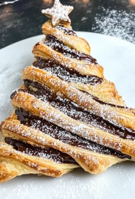 Nutella Puff Pastry Christmas Tree
