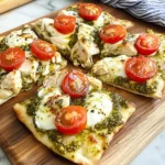 Pesto Chicken Flatbread: A Delicious and Easy Recipe for Dinner