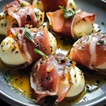 Prosciutto Wrapped Mozzarella Bites