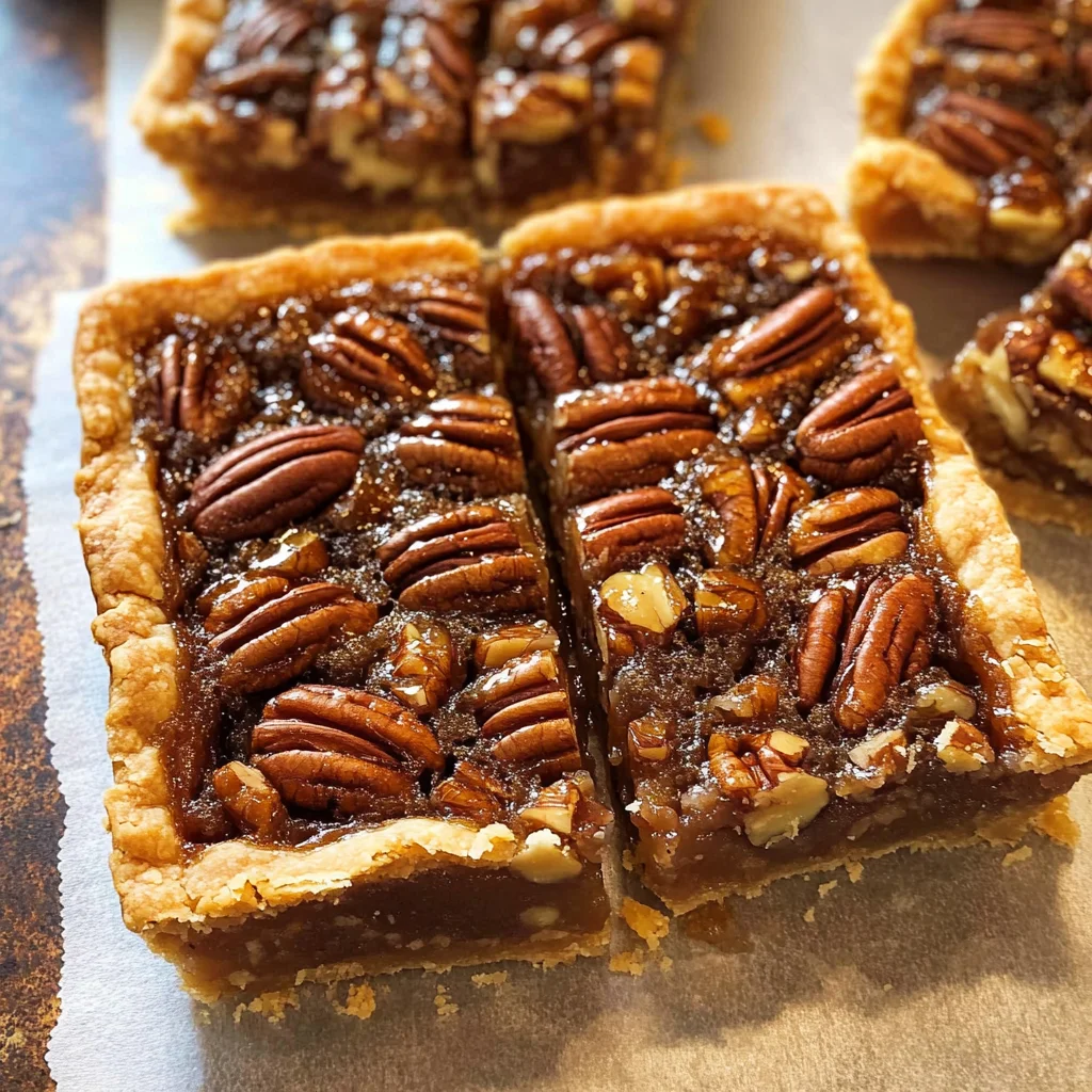 Quick Homemade Pecan Pie Bars