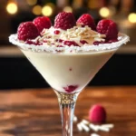 Raspberry White Chocolate Martini