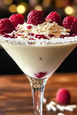 Raspberry White Chocolate Martini
