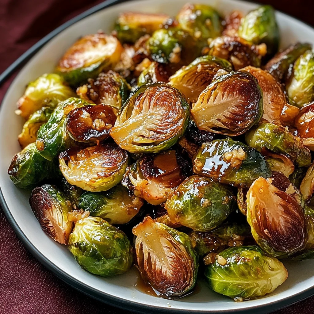 Sheet Pan Maple Dijon Brussels Sprouts