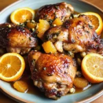 Sweet and Savory Roasted Orange Chicken
