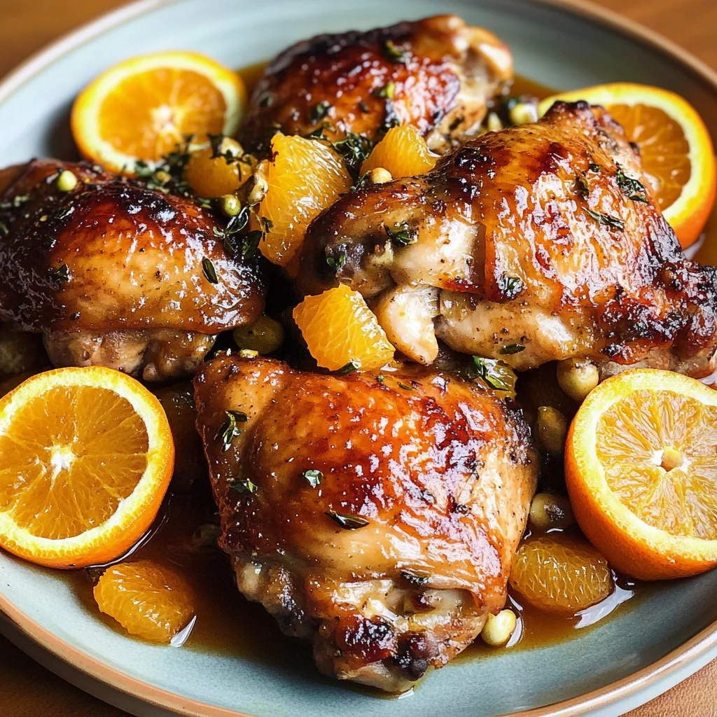 Sweet and Savory Roasted Orange Chicken