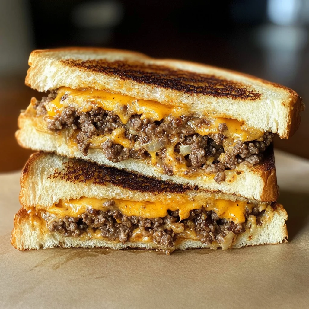 Ultimate Cheesy Ground Beef Melt