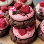 Valentine Ganache Cookies