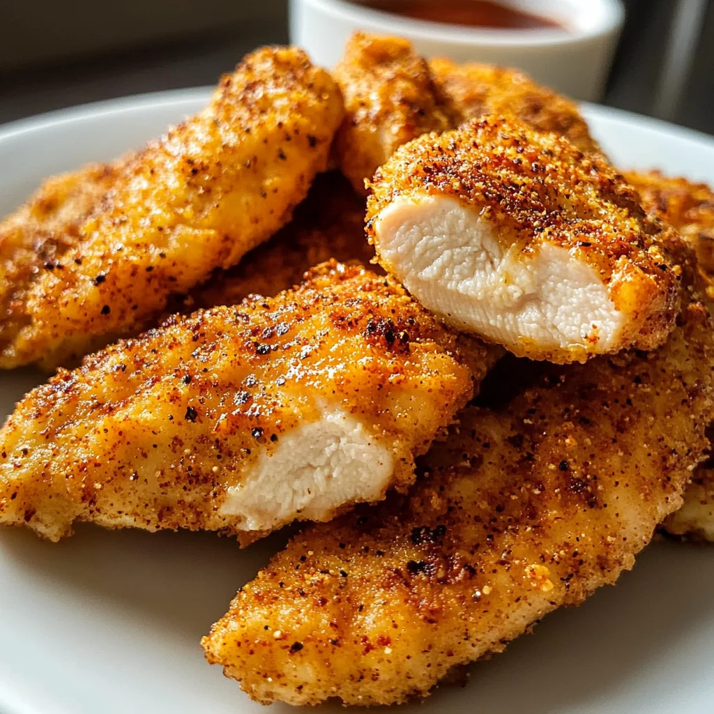 Air Fryer Chicken Tenders (No Breading)