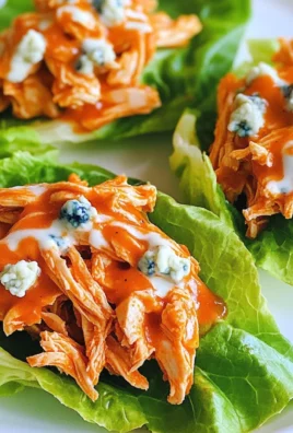 Buffalo Chicken Lettuce Wraps
