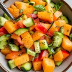 CANTALOUPE + CUCUMBER SALAD