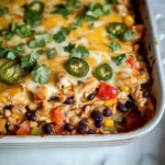 Chicken Burrito Casserole
