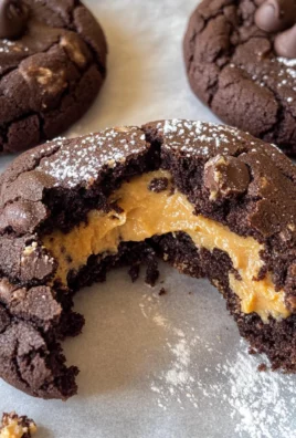 Chocolate Peanut Butter Filled Cookies