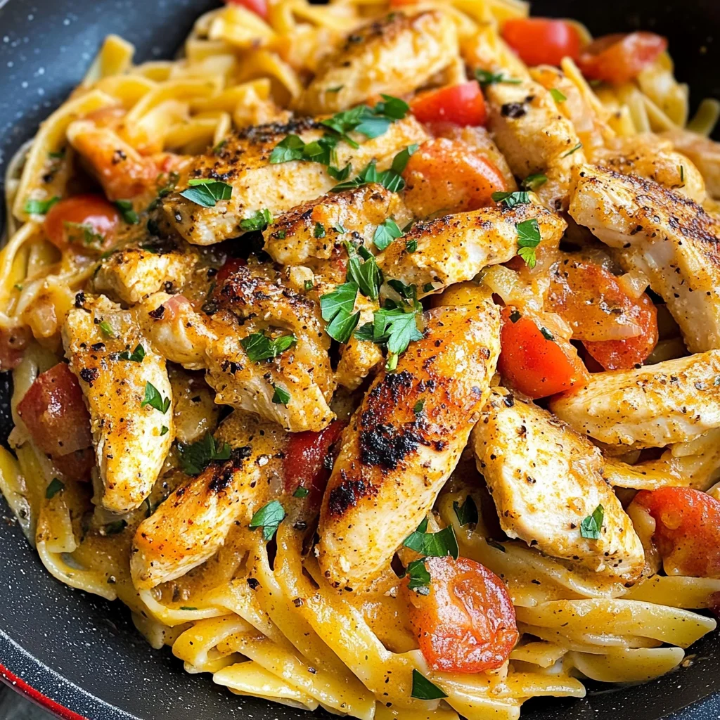 Creamy Cajun Chicken Pasta