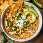 Creamy Crockpot White Chicken Chili
