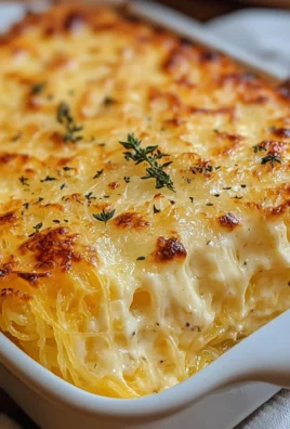 Creamy Spaghetti Squash Au Gratin