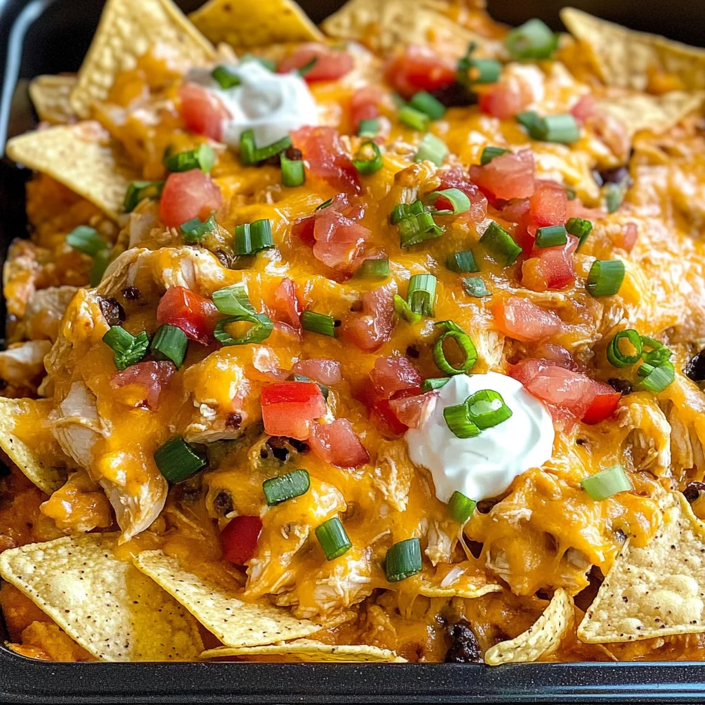 Crockpot Nacho Chicken