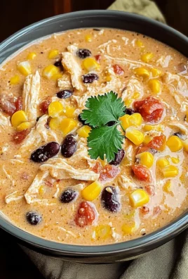 Easy Crock Pot Cream Cheese Chicken Chili