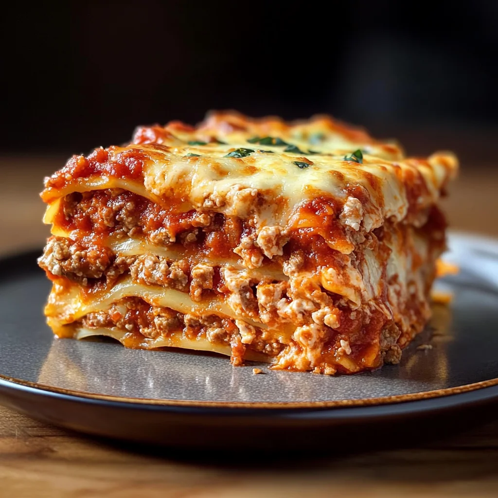 Easy Meat Lasagna Recipe
