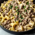 Ground Beef Stroganoff