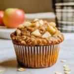 Healthy Apple Cinnamon Oat Muffins