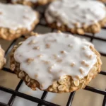 Iced oatmeal cookies - Crumbl copycat