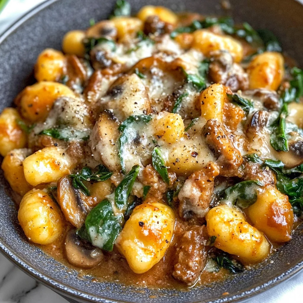 Italian Sausage Gnocchi Skillet