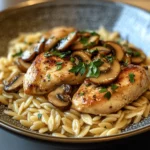Marsala Chicken Orzo