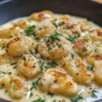 Millionaire Gnocchi with Creamy Sauce