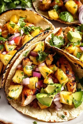 One-Pan Chicken and Pineapple Tacos