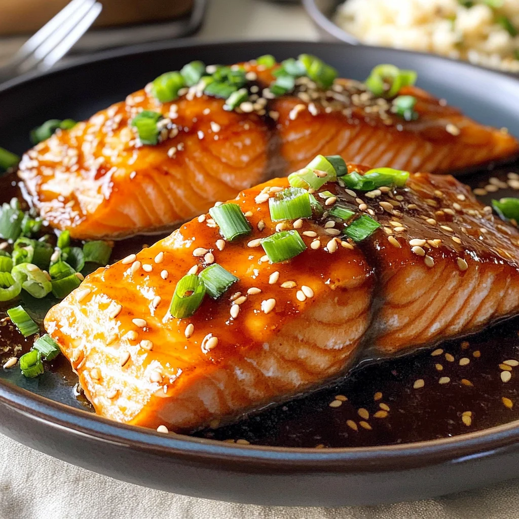 Orange Teriyaki Salmon