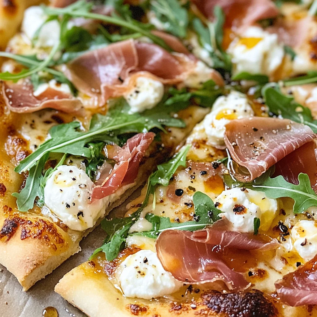 Prosciutto Ricotta Pizza