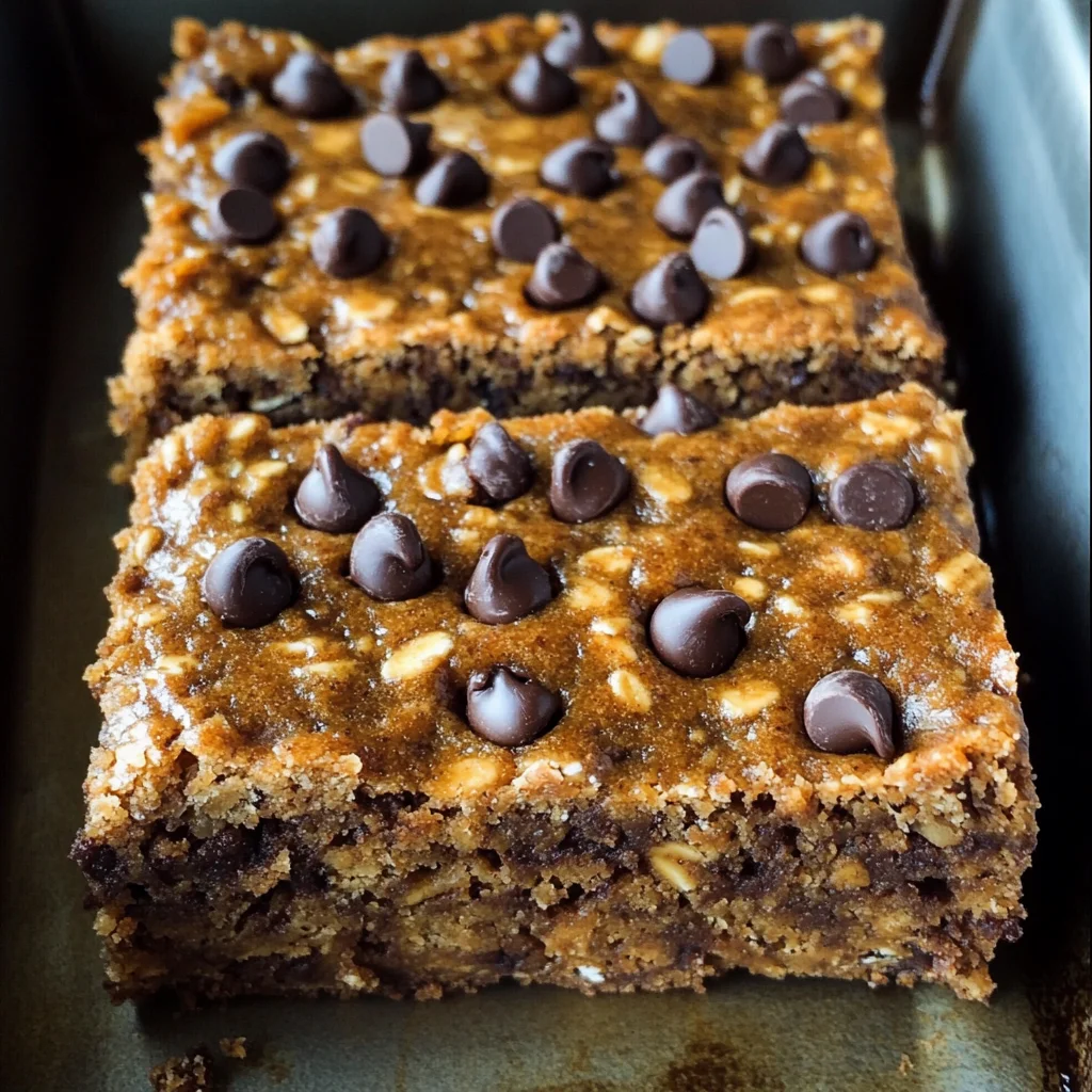Pumpkin Chocolate Chip Oat Bars