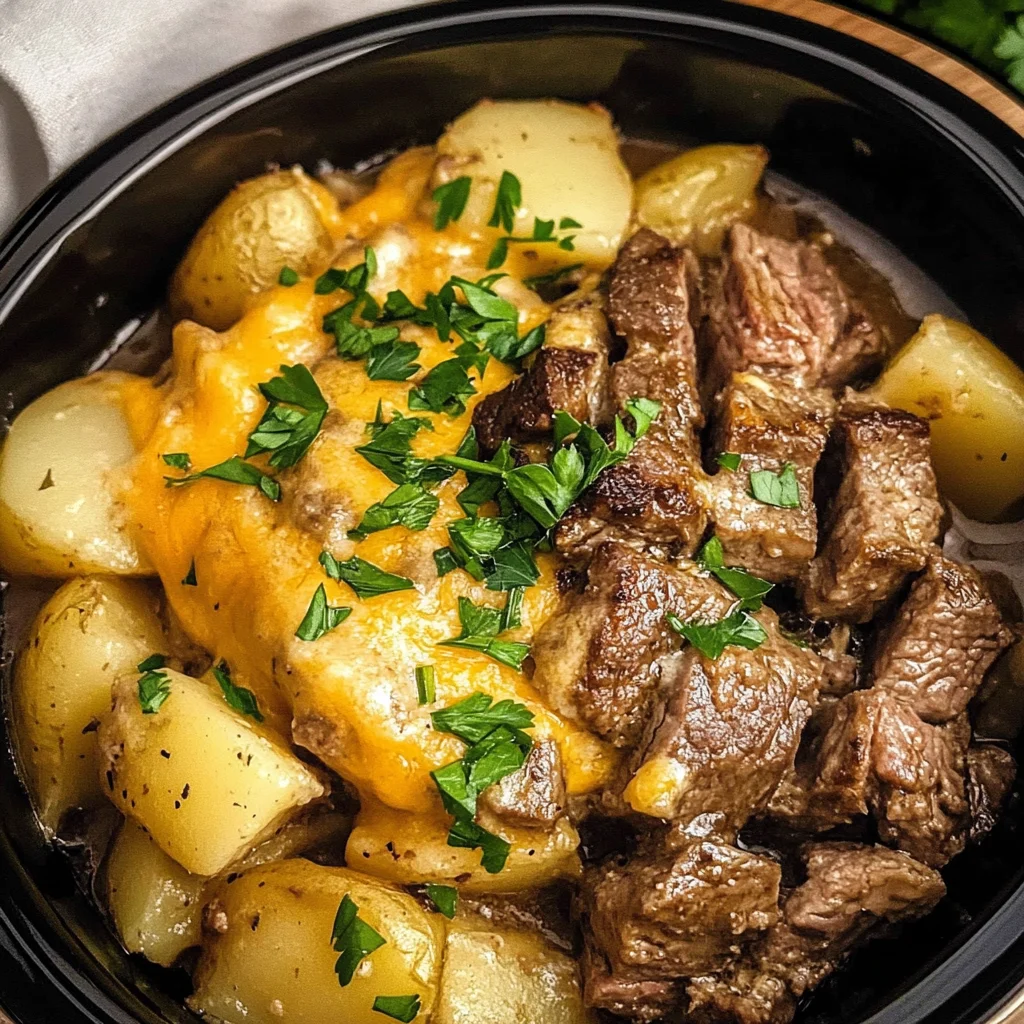 Slow Cooker Steak and Cheddar Potato Casserole: An Incredible Ultimate Recipe