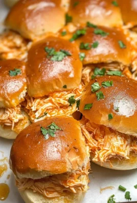 Spicy Buffalo Chicken Sliders
