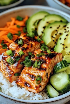 Spicy Salmon Bowls with Coconut Rice