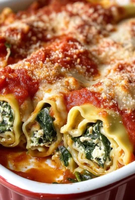Spinach and Cheese Lasagna Pinwheels