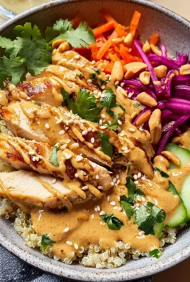 Thai Peanut Chicken Buddha Bowls Recipe