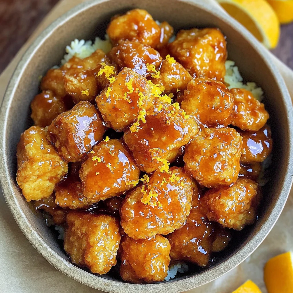 Vegan Orange Chicken (Tofu)