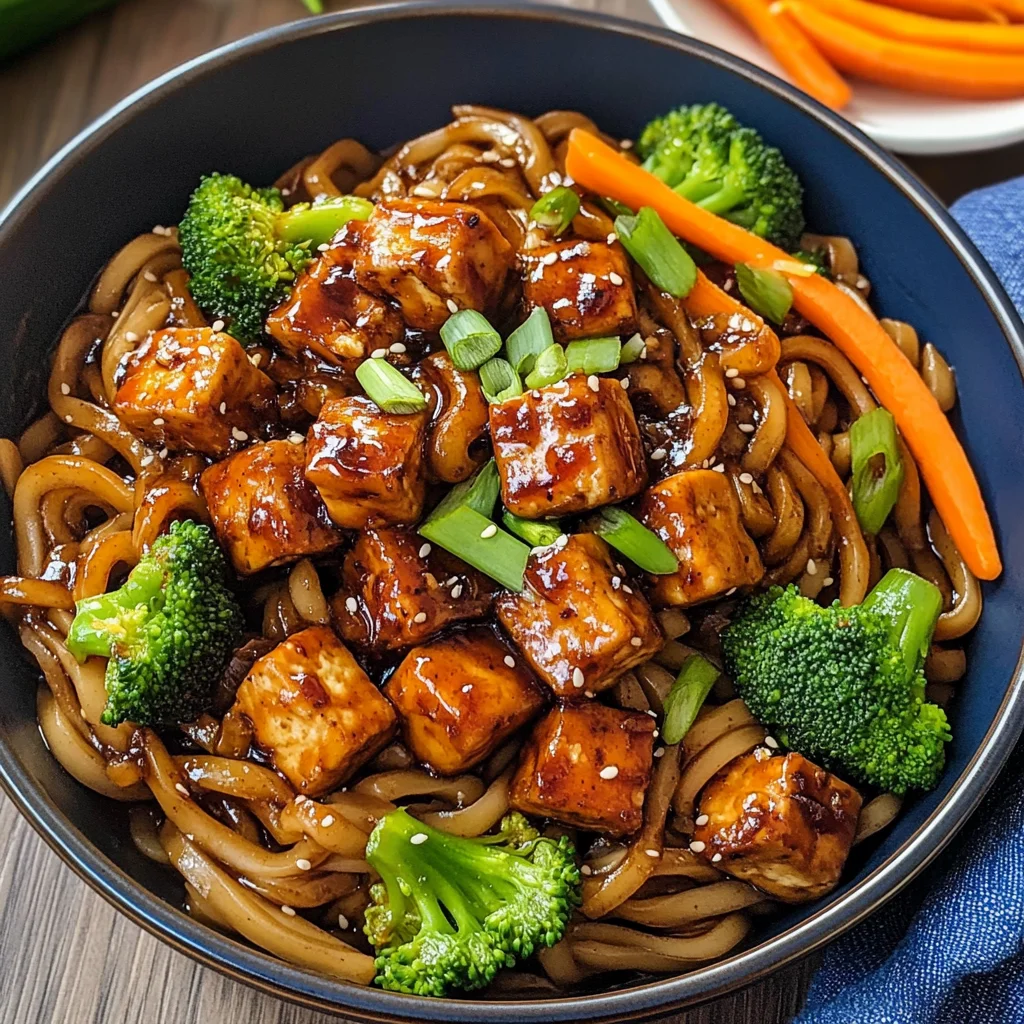 Vegan Teriyaki Noodle Bowl