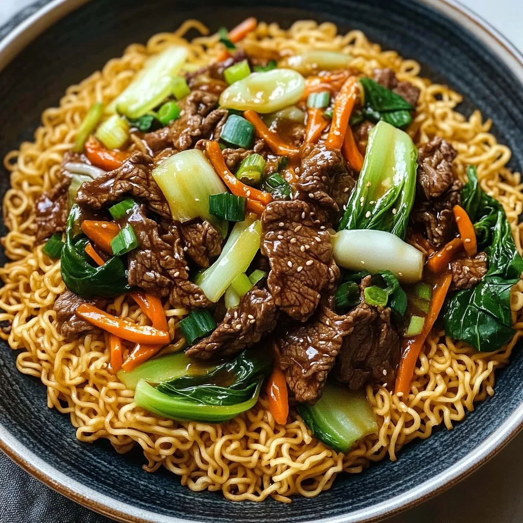 Beef Pan-Fried Noodles