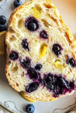Blueberry Lemon Sourdough Bread