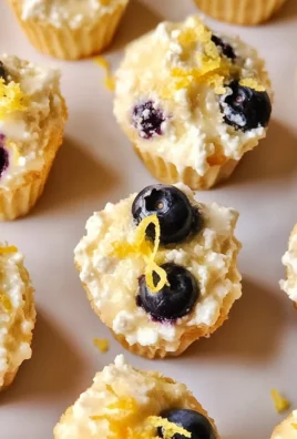 Blueberry and Lemon Zest Cottage Cheese Bites