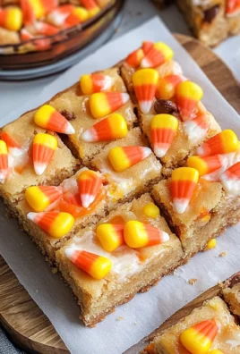 Candy Corn Cookie Bars Recipe!
