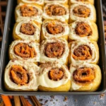 Carrot Cake Cinnamon Rolls