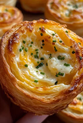 Cheesy Garlic Cruffin
