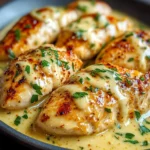Chicken Fillet in Spicy, Creamy Garlic-Parmesan Sauce