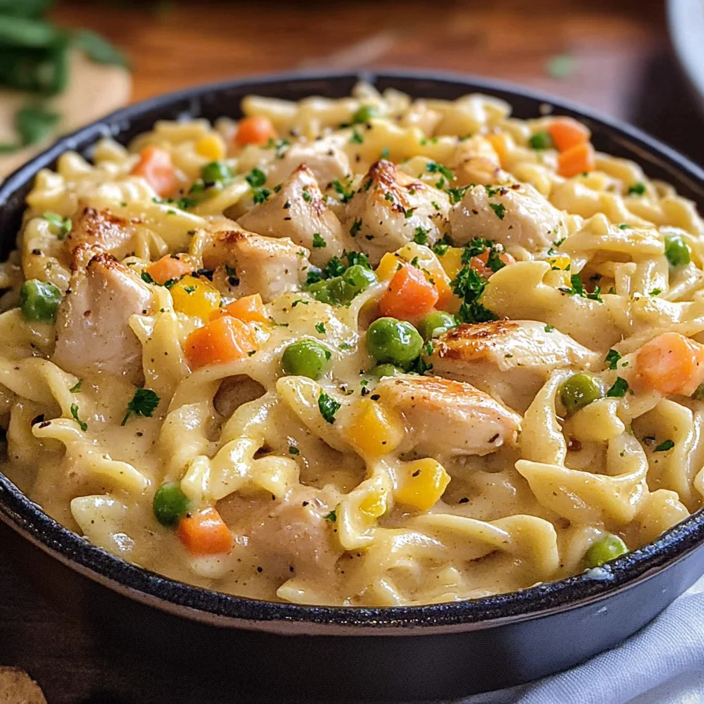 Chicken Pot Pie Pasta Recipe