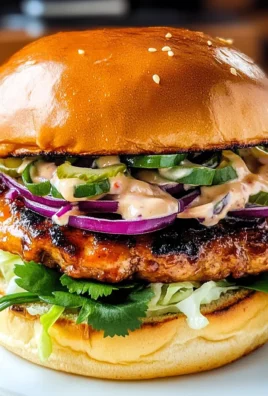 Chicken Teriyaki Burgers with Sesame Slaw