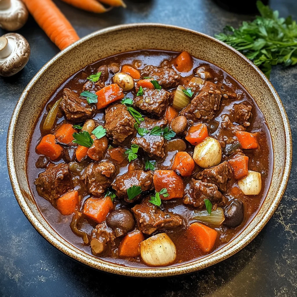Classic Beef Bourguignon