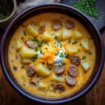 Classic beef Sausage Potato Soup